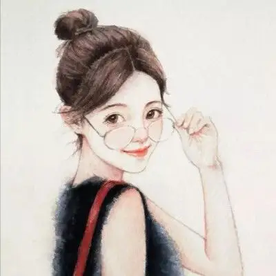 梦幻手绘少女心头像