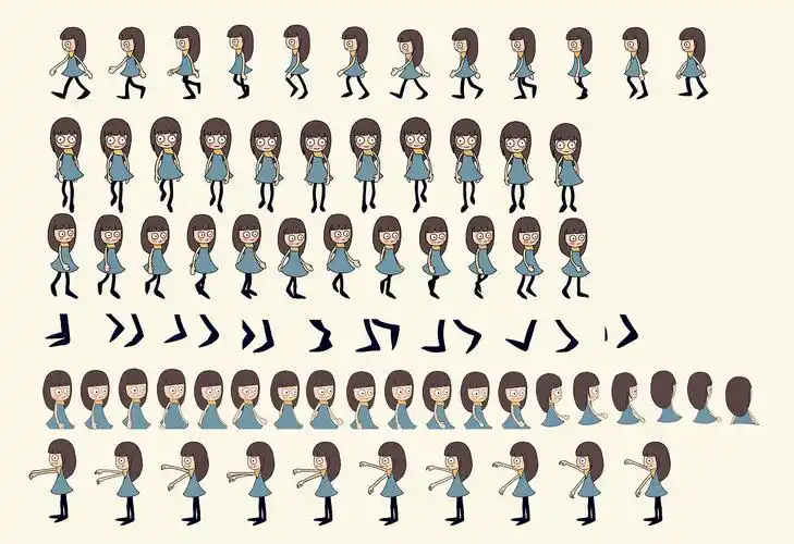 部分动作连续图