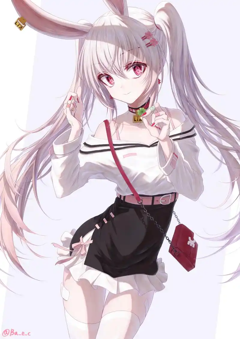 活力可爱的二次元兔女郎动漫壁纸图片