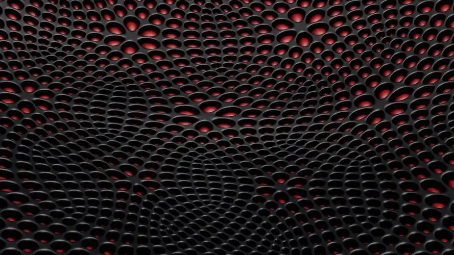 art,minimalism,abstract,pattern,texture,black,red,3d,circle,壁纸