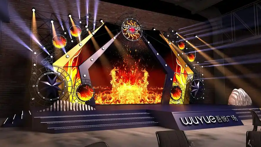 桂林吾悦广场开业活动舞台设计