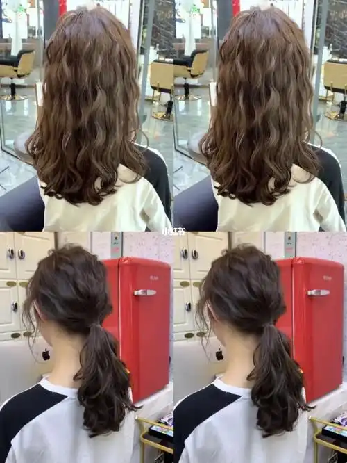 扎起来也很好看的法式卷发理想中的烫发