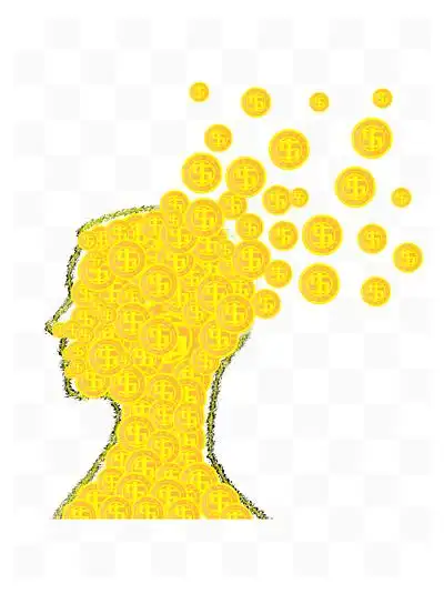 卡通 i>手 /i> i>绘 /i>满脑子 i>都 /i>是钱的卡通人免扣图