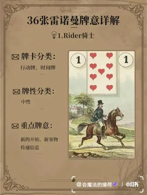 雷诺曼牌意1rider骑士