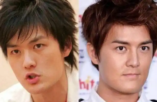 男明星整容前朴有天鼻翼宽大罗志祥吴克群都割了双眼皮