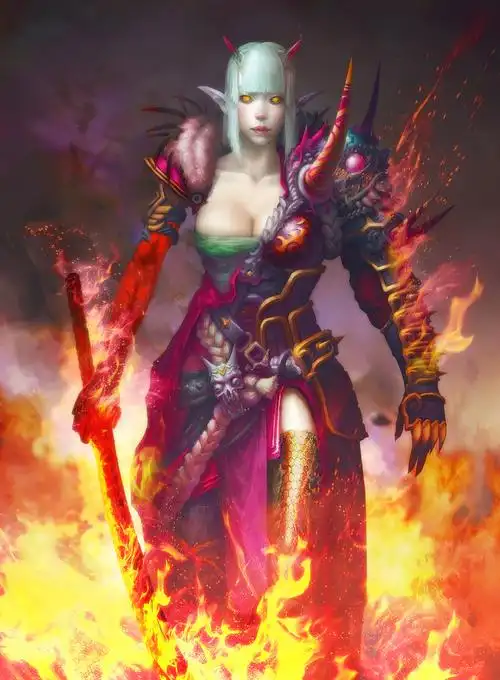 女鬼|插画|游戏原画|米修米修米修修 - 原创作品 - 站酷 (zcool)