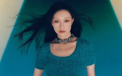 倪妮无眉妆酷美高清桌面壁纸_大陆明星_壁纸下载_美桌网