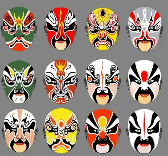 美术活动一一京剧脸谱