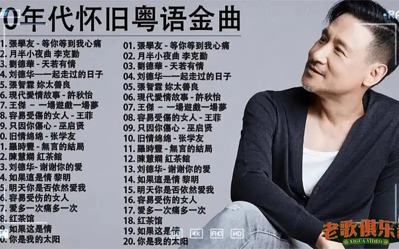 经典粤语歌曲【粤语金曲】张学友,梅艳芳,王杰,王菲,童安格