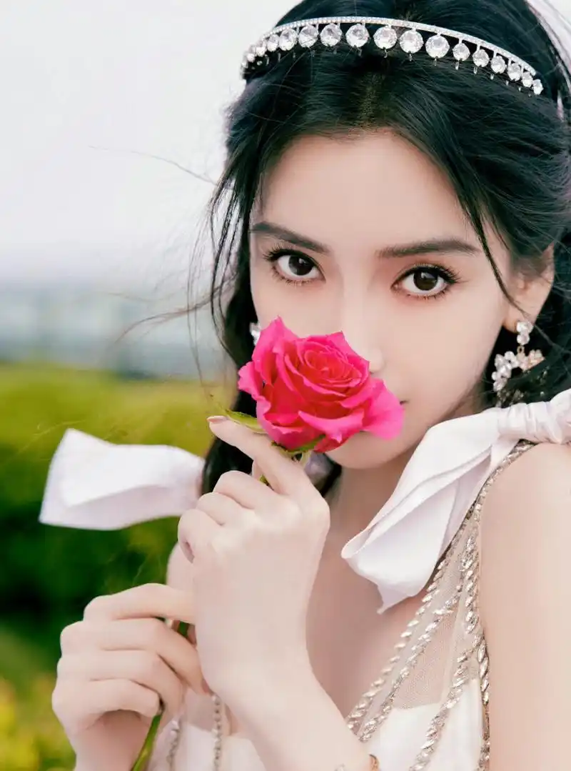 angelababy杨颖高清壁纸头像(三)[鲜花]