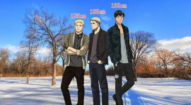 进击的巨人15位调查兵团成员身高埃尔文高出兵长18cm