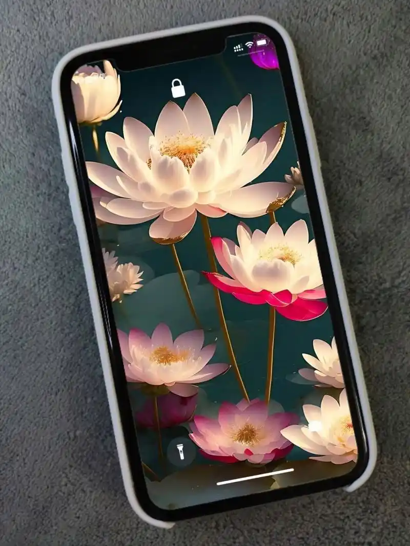 莲花|8k高清壁纸 最是那一低头的温柔, 像一朵水莲花不胜凉风的娇羞