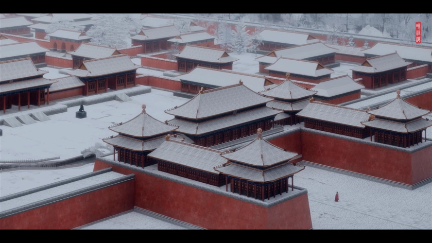 enscape for su实时渲染《故宫踏雪》