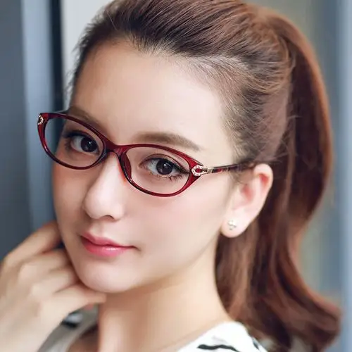 防蓝光近视眼镜女超轻眼镜框近视女款眼镜架女成品韩国眼镜框变色