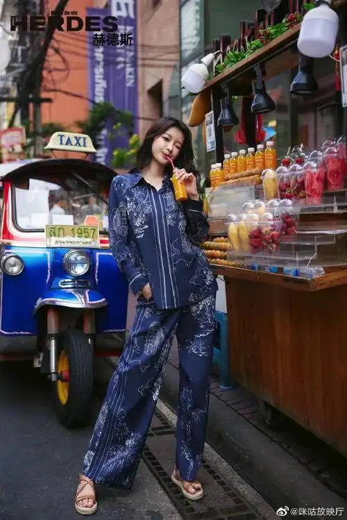 咕咕星闻##孙怡四月曼谷封面大片##孙怡泰兰德街拍大片