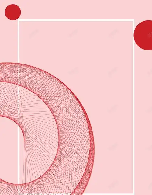 粉色简约几何线条海报背景图矢量图ai高清背景_新图网 https://ixintu