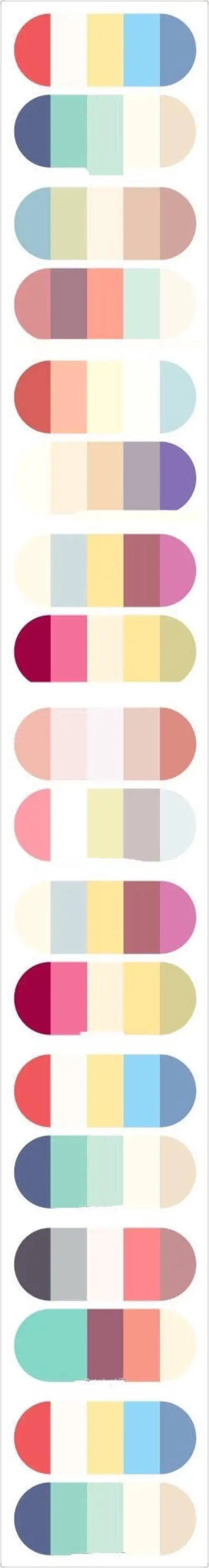 美甲图片 - 配色