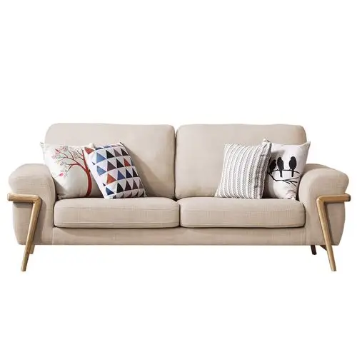 北欧布艺沙发组合现代简约创意大小户型公寓客厅双三人位沙发拆洗