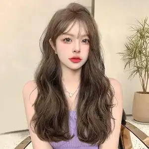 假发女中长发大波浪长卷发2021年时尚新款韩式气质自然假发全头套