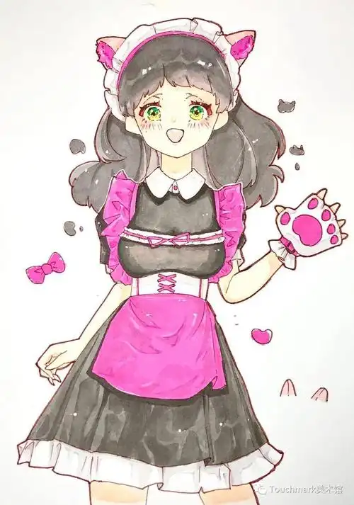 t馆绘画小课堂:【马克笔】猫女