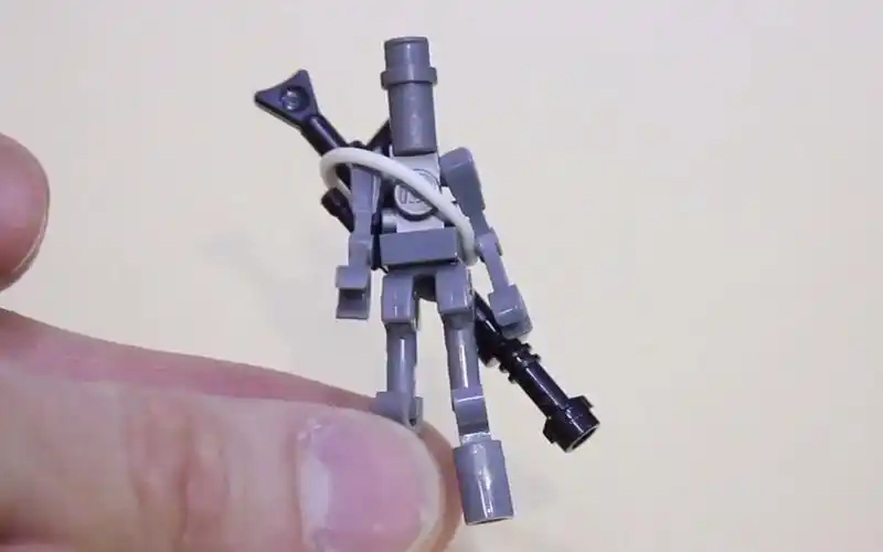 乐高moc教程 迷你星球大战ig-88机器人 拼搭指南