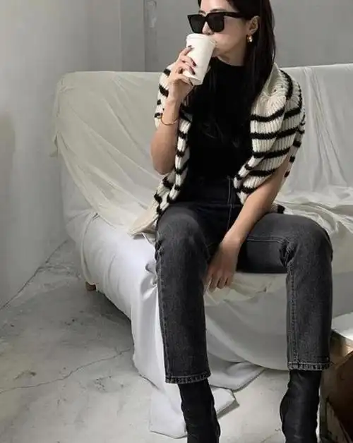 韩国博主真会穿基础款get简约高级感优雅不失干练