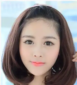 无刘海短发娇俏可人的无刘海短发凸显知性范