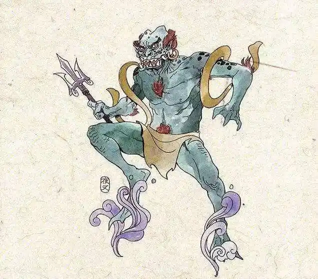 这一天,趁着四姐妹正在沙滩上晒壳,夜叉悄悄地来到跟前,对大蛤蜊动手