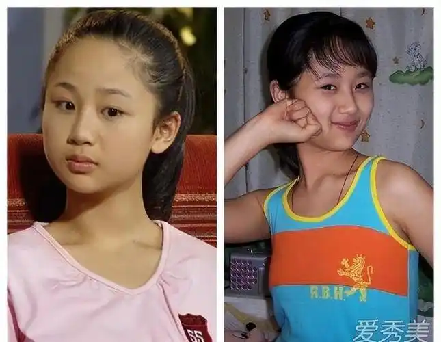 就像早期在《家有儿女》的古灵精怪的杨紫.