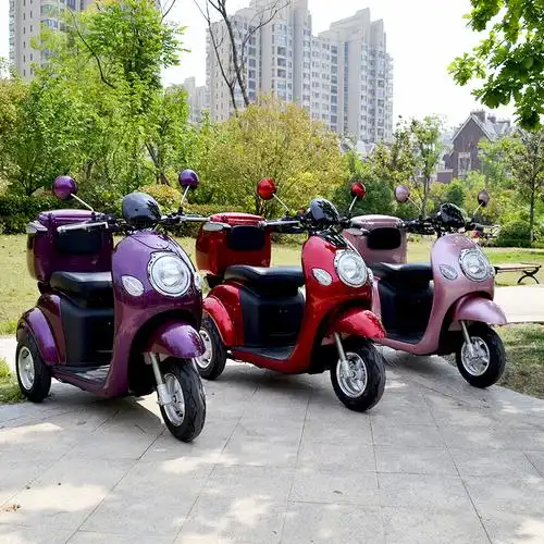 恩莱德新款tq500时尚女性电动三轮车城市休闲代步车进电梯高续航