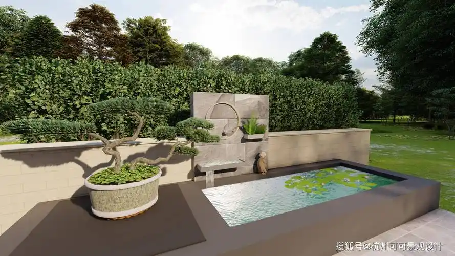 别墅庭院设计花园中一定要了解的水景设计手法心动不只一万次