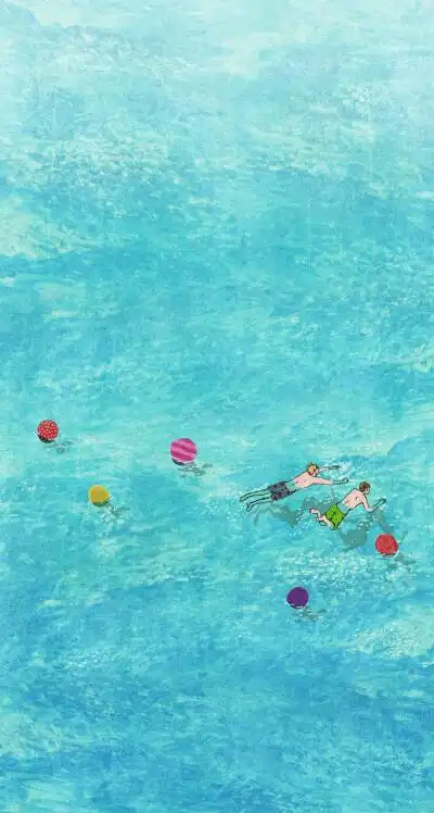 手帐游泳 - 堆糖,美图壁纸兴趣社区