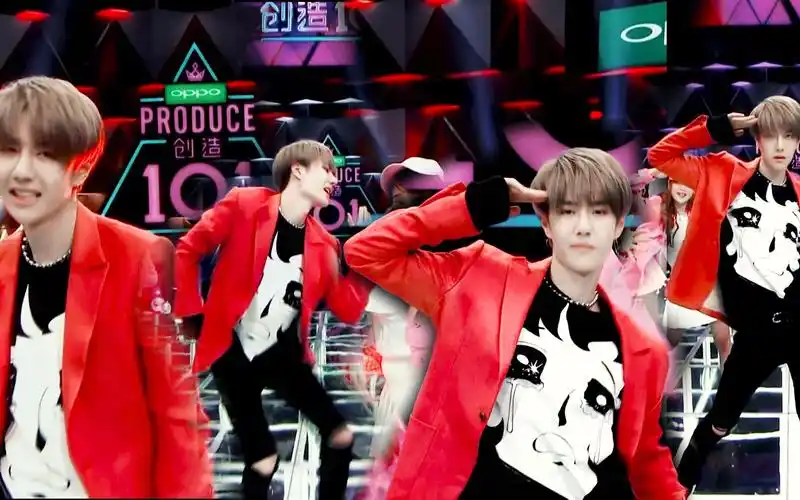 王一博创造101第二期女团领舞部分无字幕版