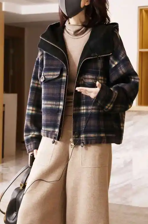 裁缝学苑ag98双面羊绒上衣女装外套纸样2020秋新款制版打版裁剪图