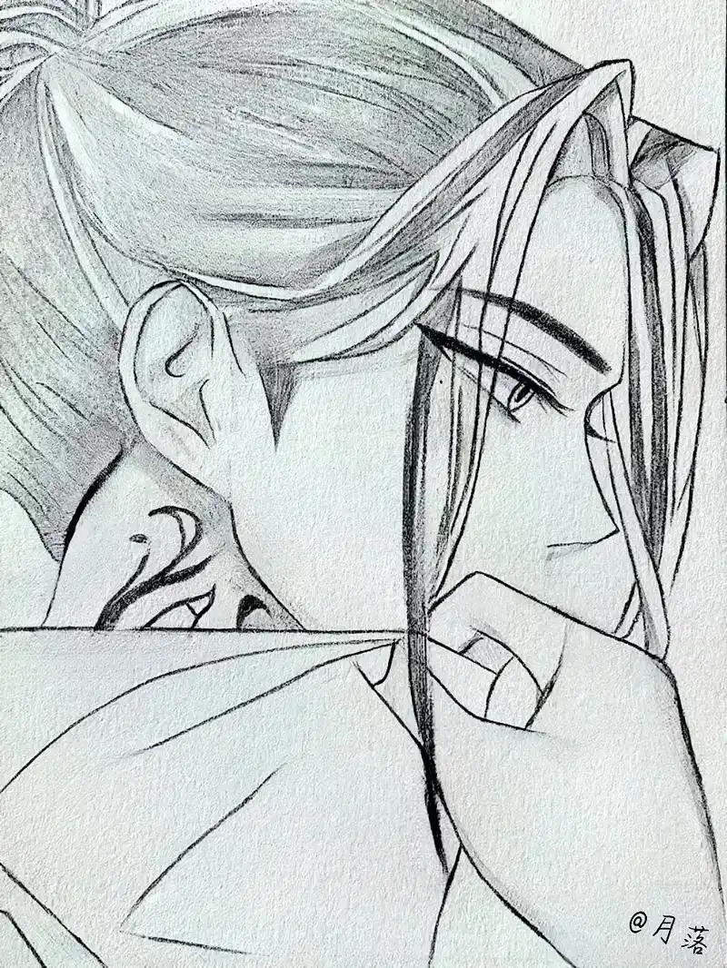 杀人的是恶人,但杀敌的是英雄. #动漫人物手绘教程 #羽宫一 - 抖音