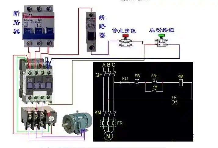 交流接触器的接线方式以及接线图
