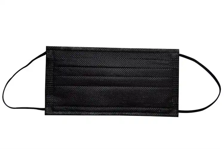 四层黑色一次性口罩