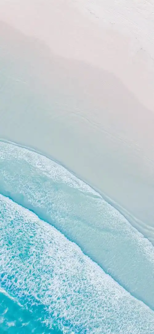 求蓝绿色调的清爽大海壁纸