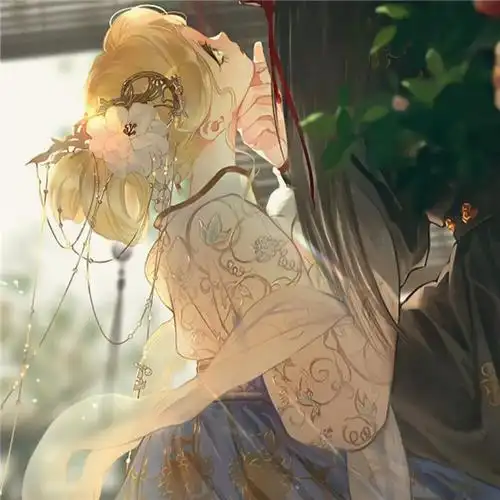 情侣动漫图片双人唯美古风