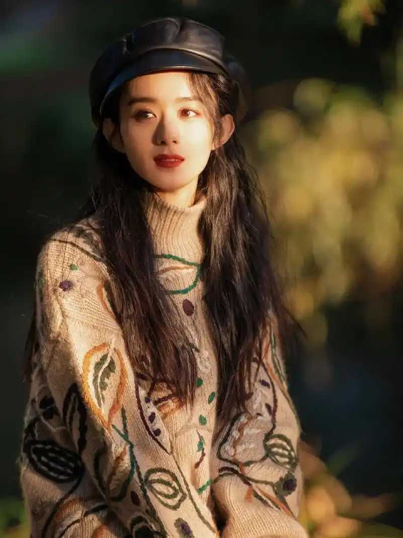 赵丽颖#壁纸#宝藏女孩 #明星同款 #毛衣  - 抖音