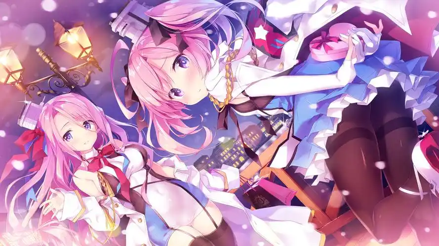 同人手绘二次元卡通美女高清图片壁纸高清大图预览1920x1080_卡通动漫