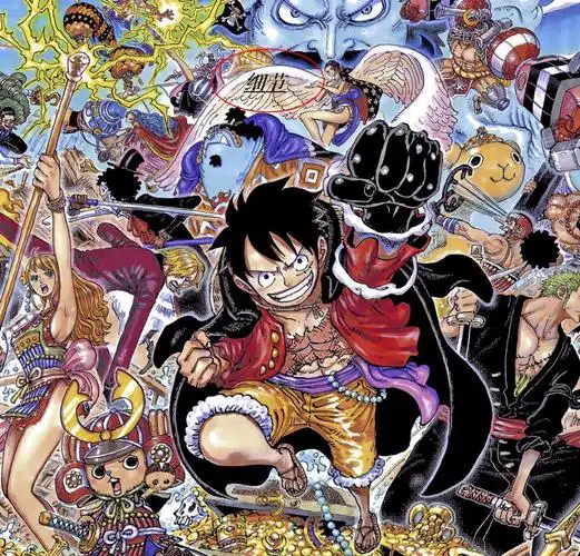 大海贼百景图 海贼王全家福挂画全员动漫原画航海王海报装饰画大卧室