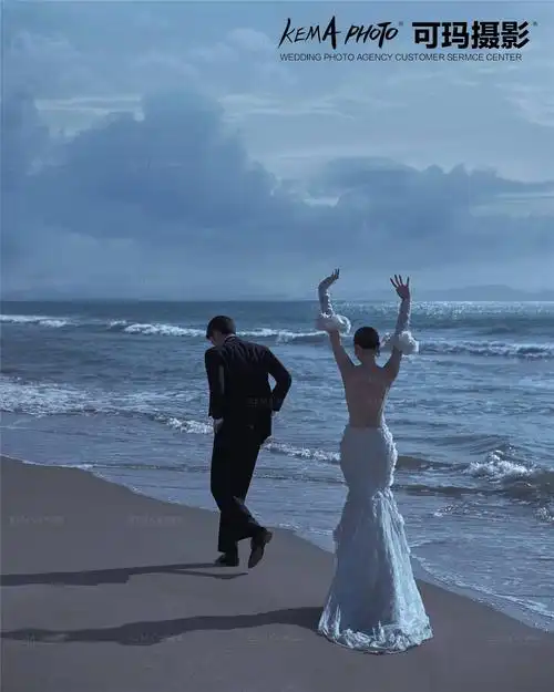 质感海景婚纱照深情永恒浪漫唐山