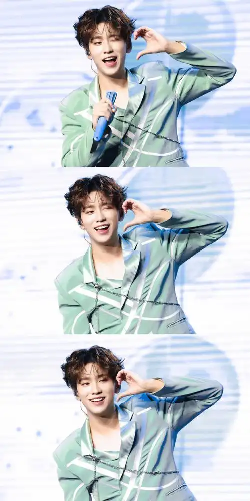 余景天全耳贴钻妆##余景天红唇小烟熏##余景天上海演唱会