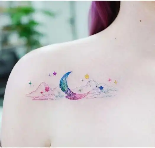 月亮纹身图案