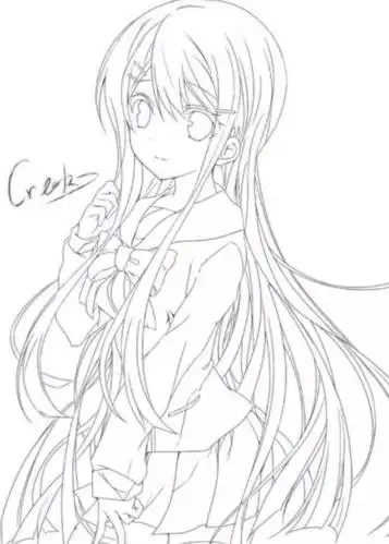 铅笔画动漫人物图片