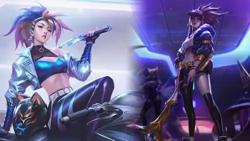 两代kda阿卡丽一虎一龙二代目特效更加精致