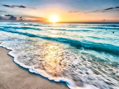 首页 自然与风景 大海和海岸 墨西哥,海,海岸,海滩,波浪,日落 壁纸