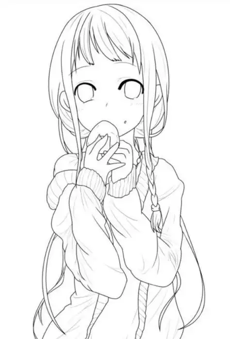 二次元人物简笔画二次元人物绘画教程