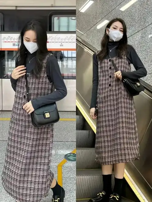 冬天穿裙子如何暖和又时髦我总结出了这些穿搭套路